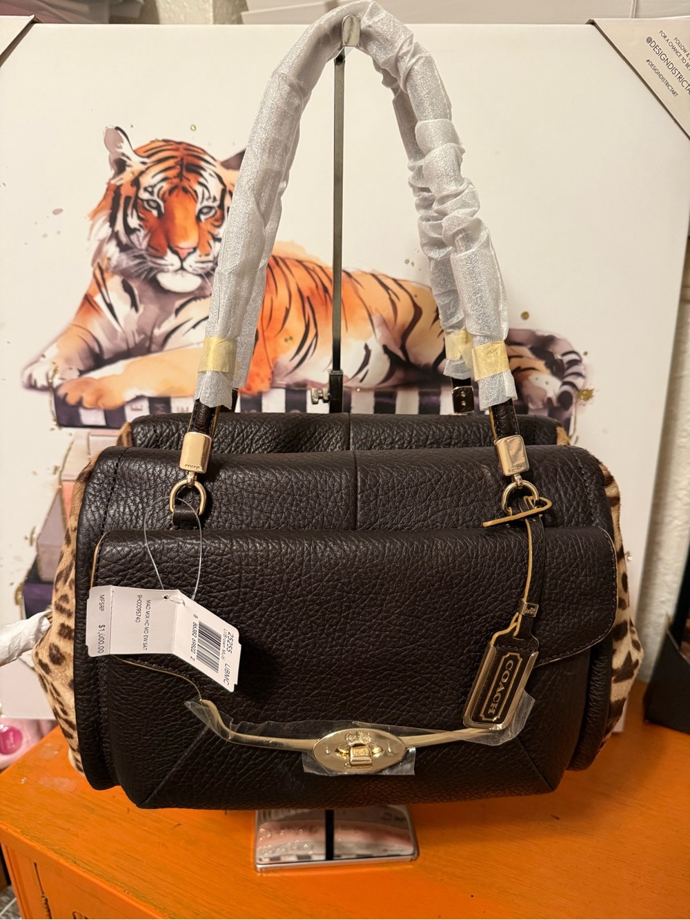 Coach 25255 Madison Madeline East West Satchel NWT